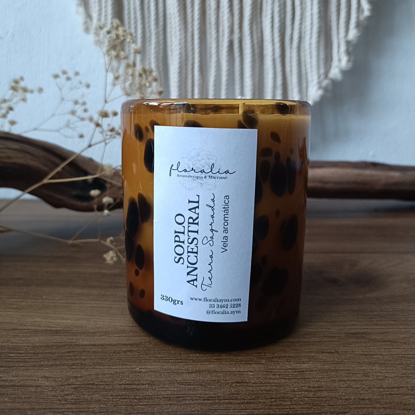 Vela artesanal TIERRA SAGRADA