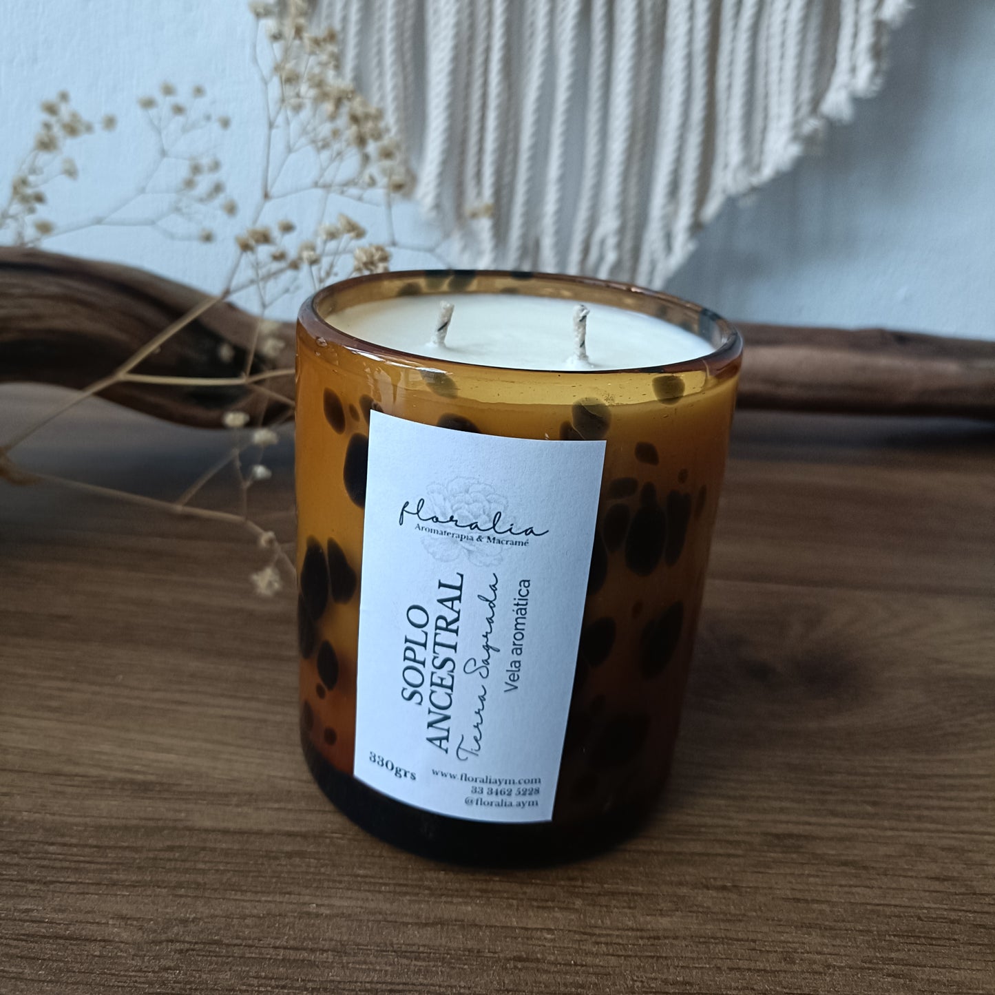 Vela artesanal TIERRA SAGRADA