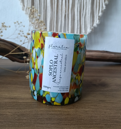 Vela artesanal FUEGO ANCESTRAL